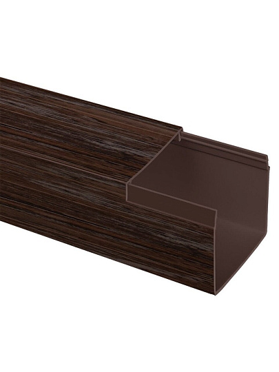 Кабель-канал пластик, 60х40 мм, 2 м, венге, TDM Electric, 3D, ЭКО, SQ0402-2409