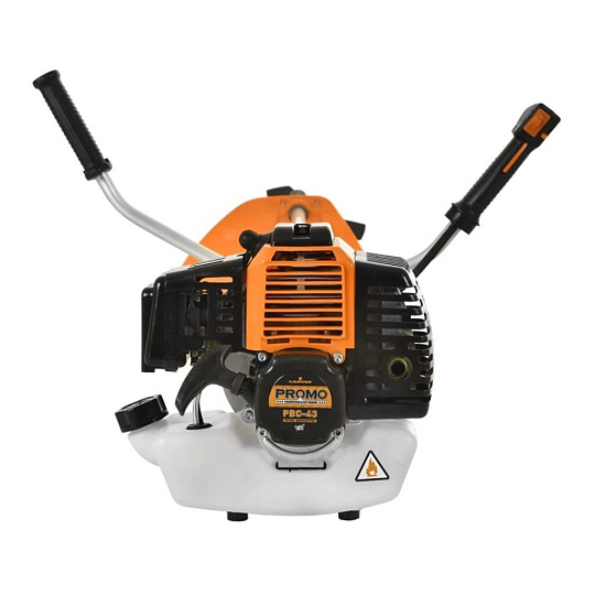 Триммер бензиновый, Carver, Promo PBC-43, 01.001.00027, 1.7 л.с., 43 куб.см, U-ручка, леска/нож, неразборный вал