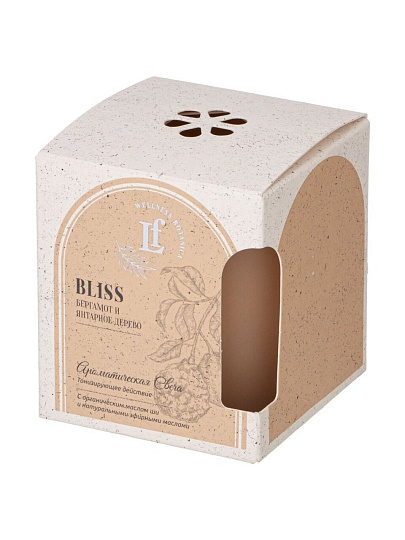Свеча декоративная, 8х7 см, в стакане, Bliss, 625-102