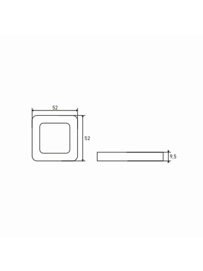 Фиксатор Аллюр, BK-S1 BT/CP (41142), 12 456, черный титан/хром