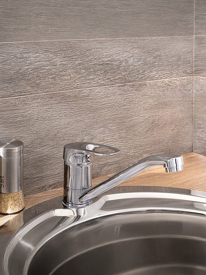 Смеситель для кухни, РМС, с картриджем, хром, SL55-004F-25