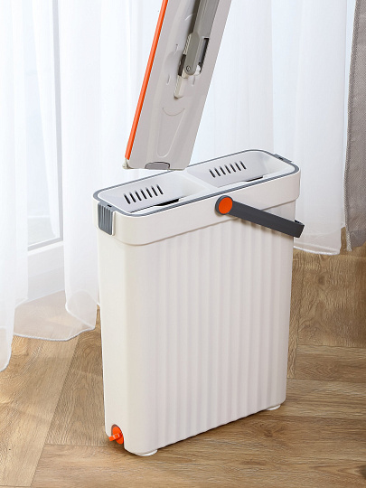 Набор для уборки, ведро и швабра с отжимом, A260042