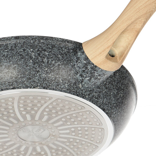 Набор посуды из алюминия Berlinger Haus Forest Line 1571-ВН (кастрюля, сковорода, сотейник, крышка), 3 предмета