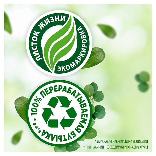 Средство для мытья посуды Fairy, Pure & Clean Мята и Эвкалипт, 650 мл