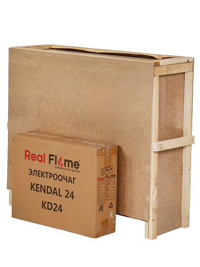 Электрокамин RealFlame, Linkoln, пастельно белый, Kendal 24, эксклюзив