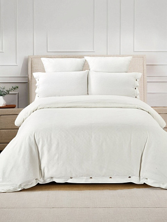 Постельное белье семейное, простыня 180х200 см, 2 наволочки 70х70 см, 2 пододеяльника 150х210 см, простыня на резинке, Cleo, вареный хлопок, коллекция Organic Cotton, 41/001-OC