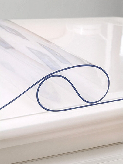 Клеенка Silvano, Crystal, 1х20 м, силикон, прозрачная, 0.6 мм, RF005