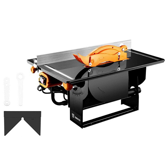 Станок распиловочный электрический, Deko, DTS1100, 1100 Вт, 200х16х2.4 мм, 43 мм, 2950 об/мин, 505х335 мм, 084-1052