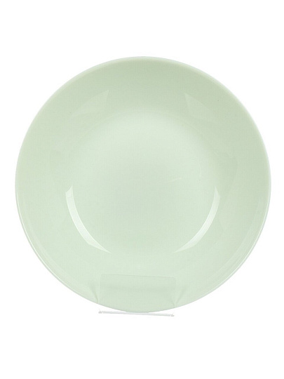 Тарелка суповая, стеклокерамика, 20 см, круглая, Diwali Paradise Green, Luminarc, V5840, зеленая