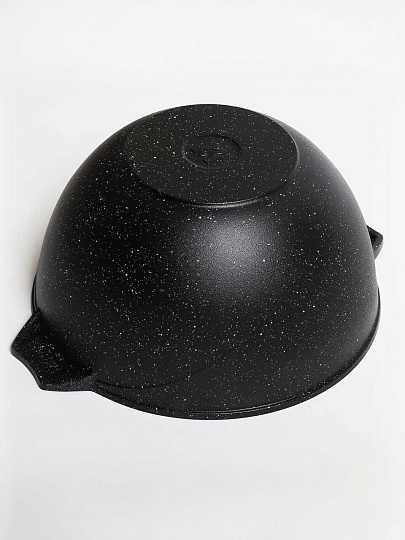 Казан алюминий, антипригарное покрытие, 4 л, Гранит black, с крышкой, Мечта, 54802