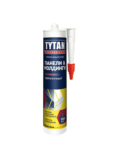 Клей монтажный Tytan, для панелей и молдингов, 310 мл, 96283
