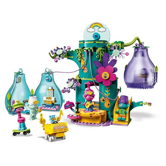 Конструктор Lego, Trolls, Праздник в Поп-сити, 5-7 лет, 380 деталей, 41255