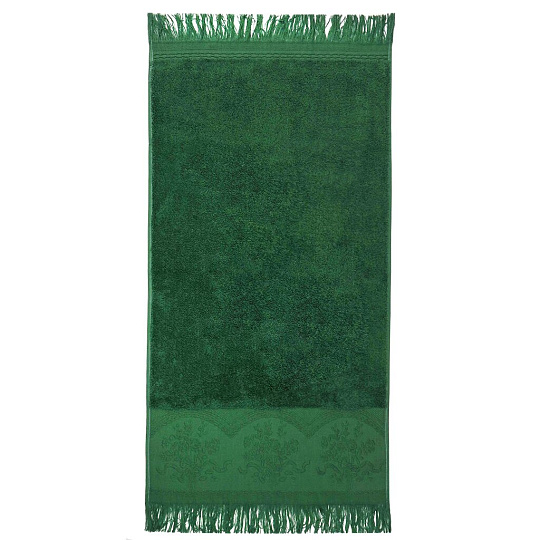 Полотенце банное 50х90 см, 100% хлопок, 562 г/м2, Gul Jacquard, Anilsan, зеленое, Турция, 60215090