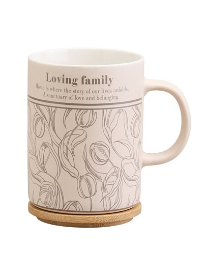 Кружка фарфор, 400 мл, Loving Family, Lefard, 756-480