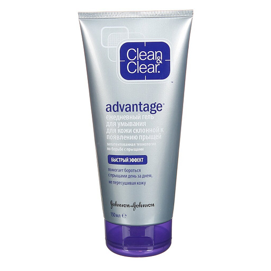 Гель для умывания Clean & Clear Advantage от прыщей, 150 мл