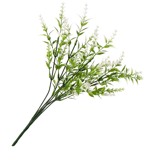 Цветок искусственный декоративный Ветвь, 35 см, белый, Y4-7952