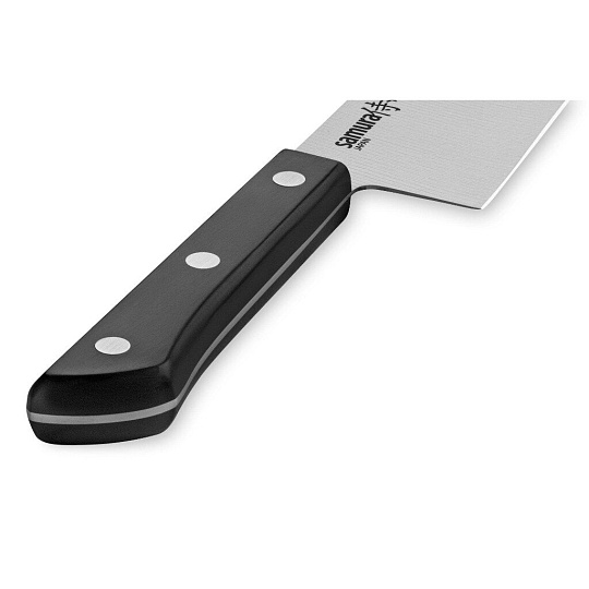 Нож кухонный Samura, Harakiri, сантоку, нержавеющая сталь, 17.5 см, рукоятка пластик, SHR-0095B/K