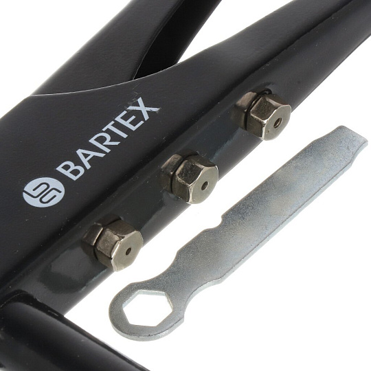 Заклепочник 250 мм, 2.4-3.2-4-4.8 мм, усиленный, Bartex, HR2100