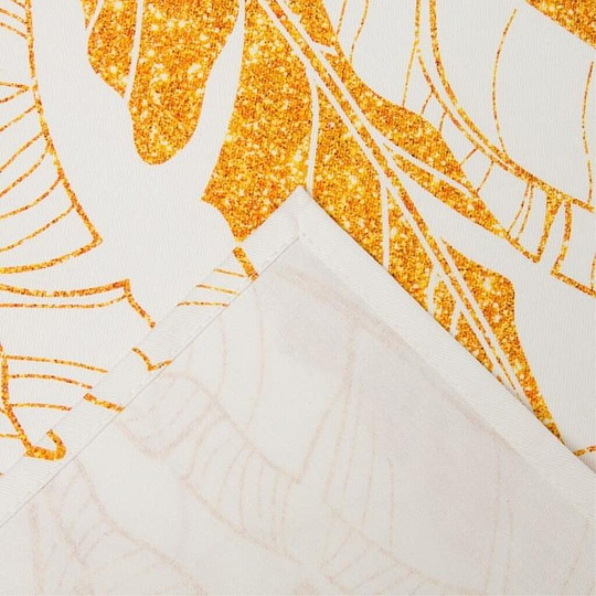 Набор столового текстиля 4 салфетки 46х46 см, 100% хлопок, Этель, Gold, золотой, 6534329