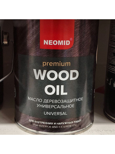Масло Neomid, Premium, деревозащитное, тик, 0.75 л