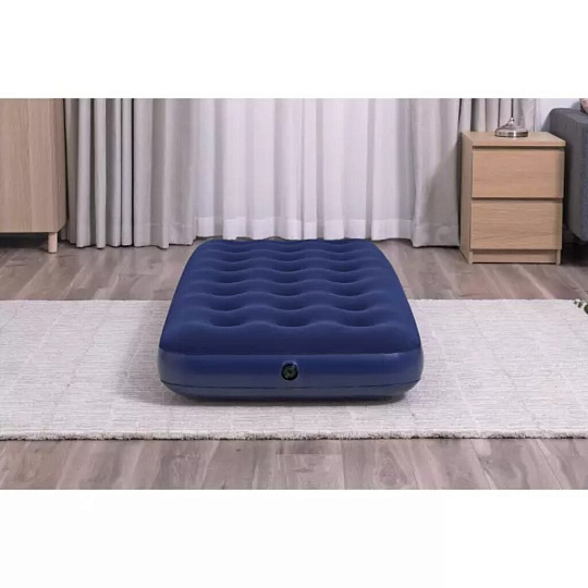 Матрас надувной Bestway, 185х76х22 см, 67000/010163BW, без насоса, флокированный, ортопедический, 150 кг