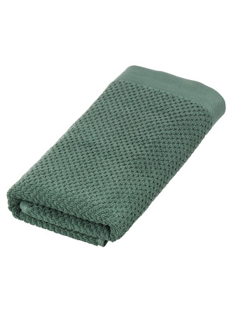 Полотенце банное 50х90 см, 100% хлопок, 500 г/м2, Рис, Silvano, зеленое, Узбекистан