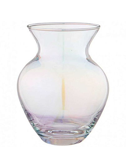 Ваза стекло, настольная, 14.4 см, Glasstar, Лиловая дымка, RNLD_206_4
