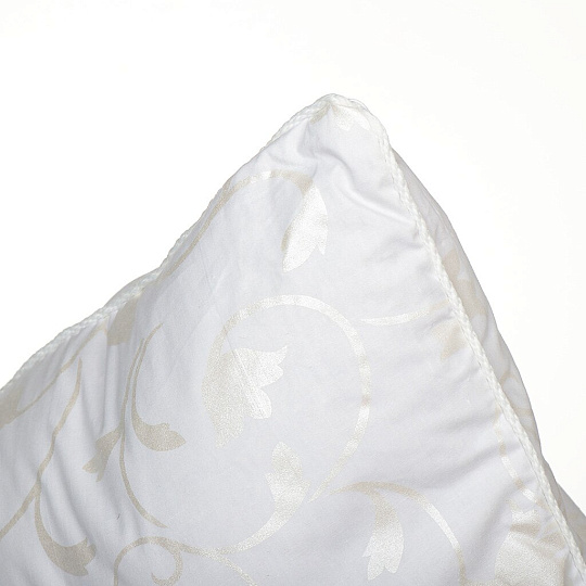 Подушка 50 х 70 см, пух 50%, перо 50%, Тихий час, чехол 100% хлопок, кант, упругая, Belashoff, ТЧП2-2