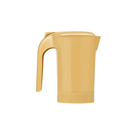 Чайник электрический Vepsmann, VN-103, бежевый, 0.5 л, 500 Вт, открытый нагревательный элемент, пластик