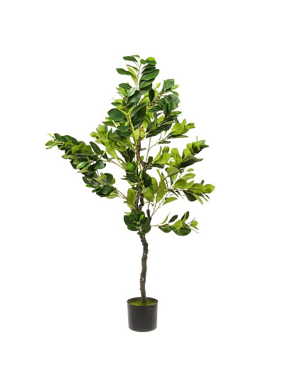 Цветок искусственный Фикус, горшок 16х13 см, 130 см, Y4-9782