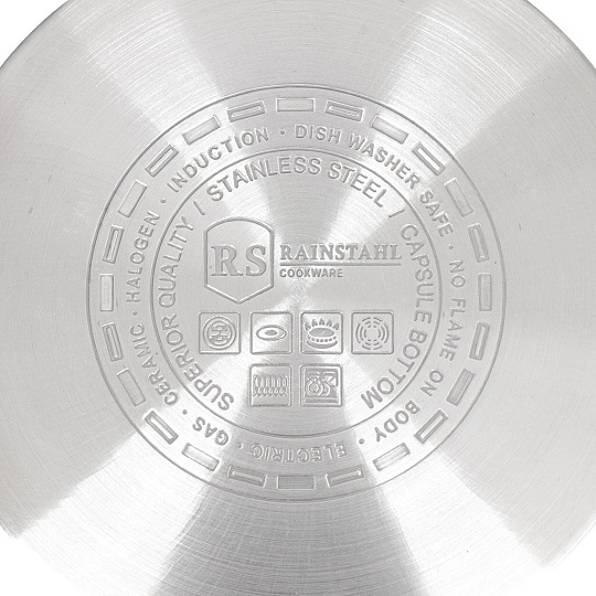 Набор посуды из нержавеющей стали Rainstahl RS\CW 1013-10 (кастрюля 1.9+2.7+3.6+6.1 л, ковшик 1.8 л) 5 предметов