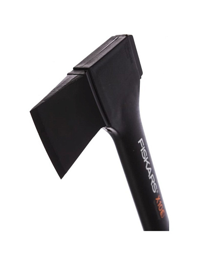 Топор Fiskars, X10-S X-series, рукоятка стеклопластик, обрезиненная, 1 кг, с чехлом, 1015619