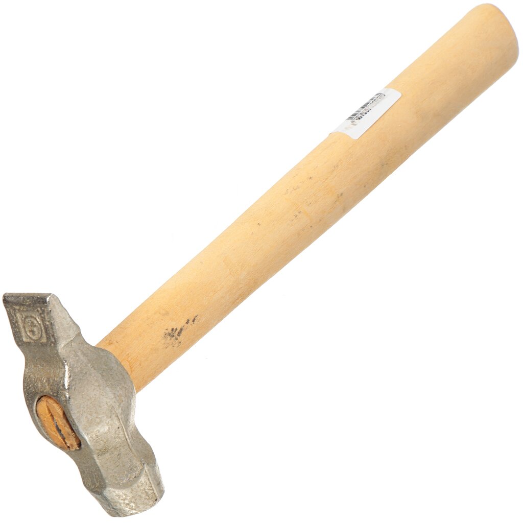 Молоток с деревянной ручкой МС-7-0.5, 500 г, с круглым бойком