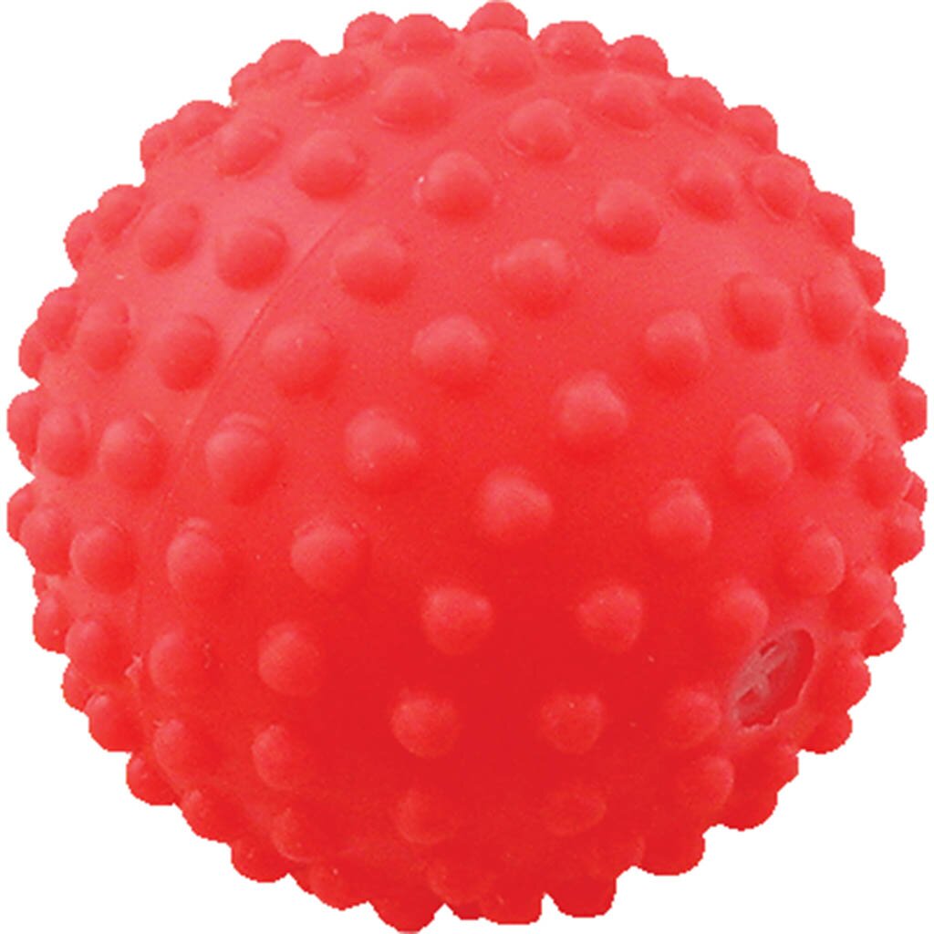 Игрушка Мяч игольчатый №1, 5.3 см игрушка для щенков 20х10 см полиэстер розовая ежик small pet