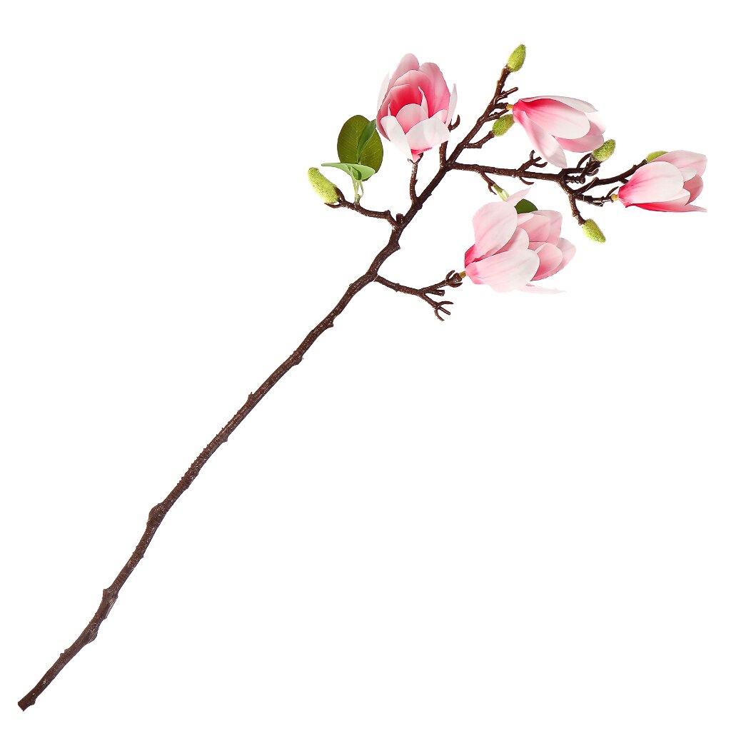 Цветок искусственный декоративный Магнолия, 68 см, Y4-7946 ок искусственный декоративный орхидея 105 см нежно розовый y4 4921