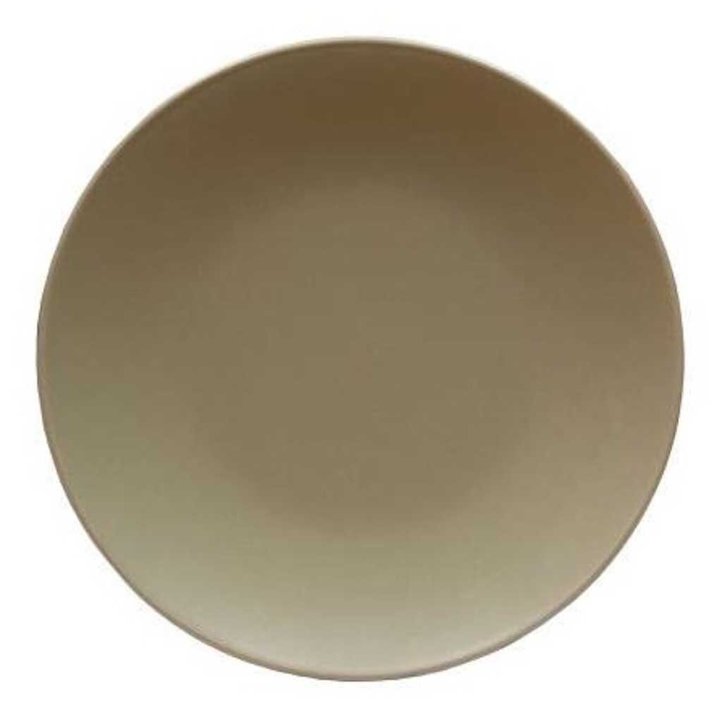 Тарелка обеденная, керамика, 20 см, круглая, HX960109, бежевая