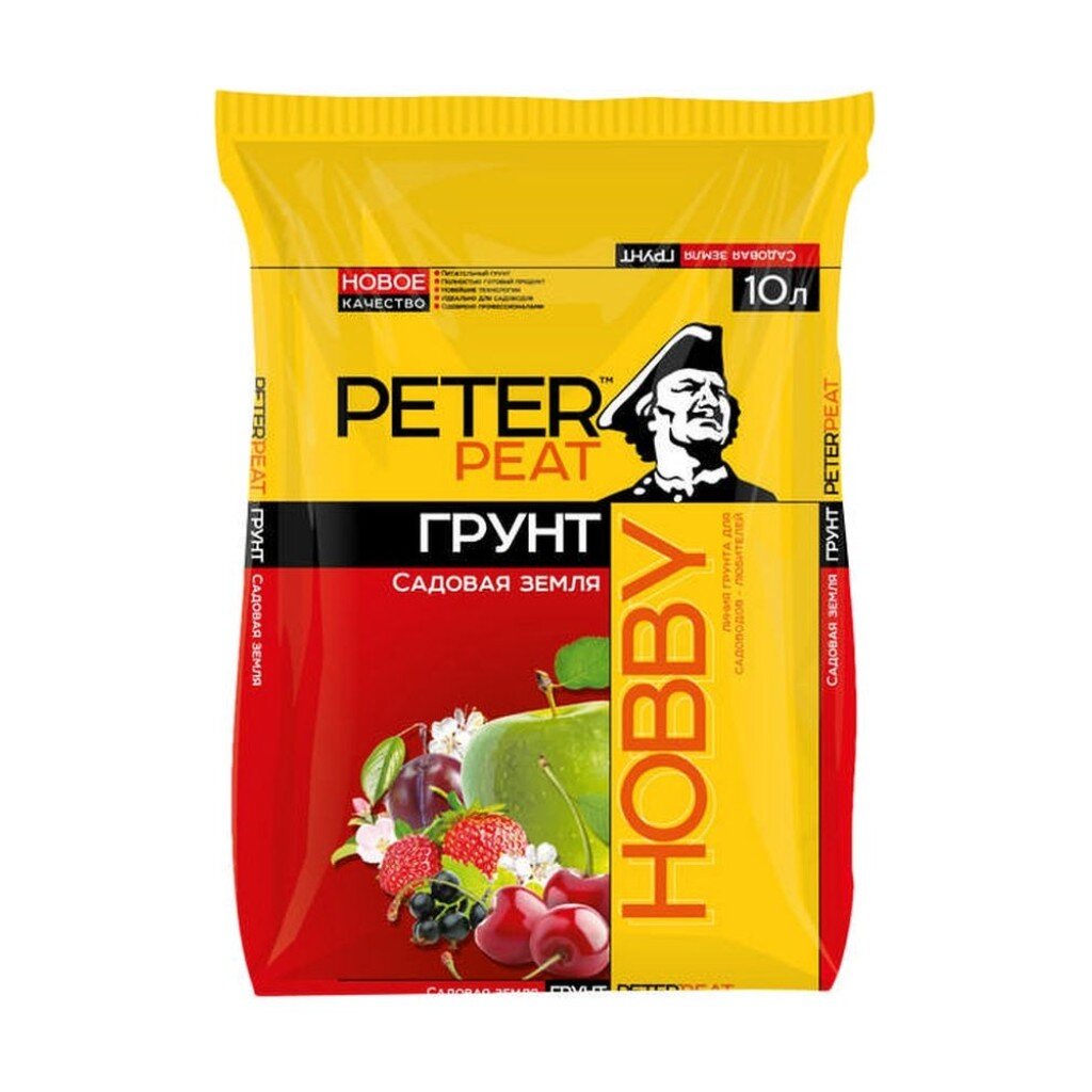 Грунт Hobby садовая земля 10 л Peter Peat 118₽