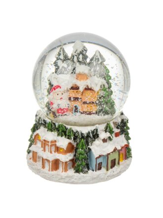 Шар со снегом Заснеженные крыши