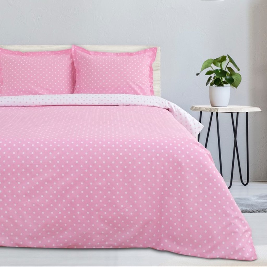 Постельное бельё &amp;quot;Этель&amp;quot; 1,5 сп. Розовая карамель, размер 143х215 см, поплин, 1877193