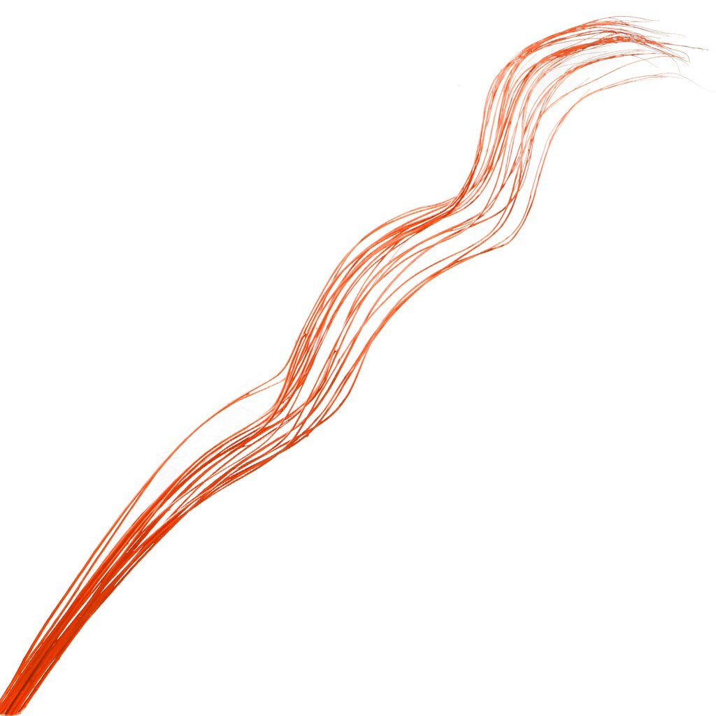 Цветок искусственный декоративный Тинги Ветвь, 150 см, оранжевый, JC-7227