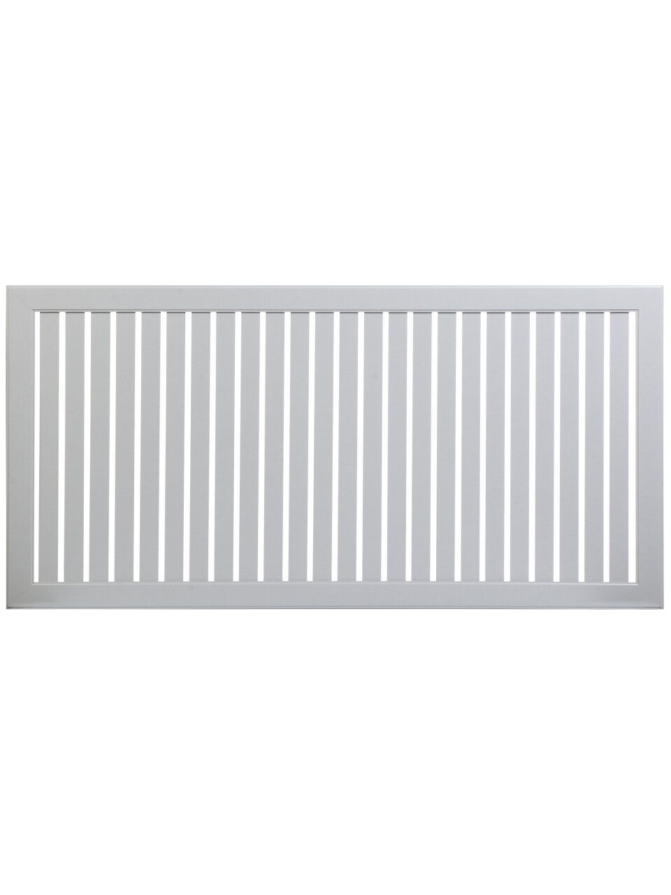 Экран для радиатора, МДФ, 1200х600 мм, прямоугольный, серый DE LUXE, реечный, Стильный Дом