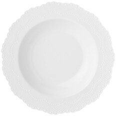 Тарелка суповая, фарфор, 22 см, круглая, Ажур, Lefard, 189-345