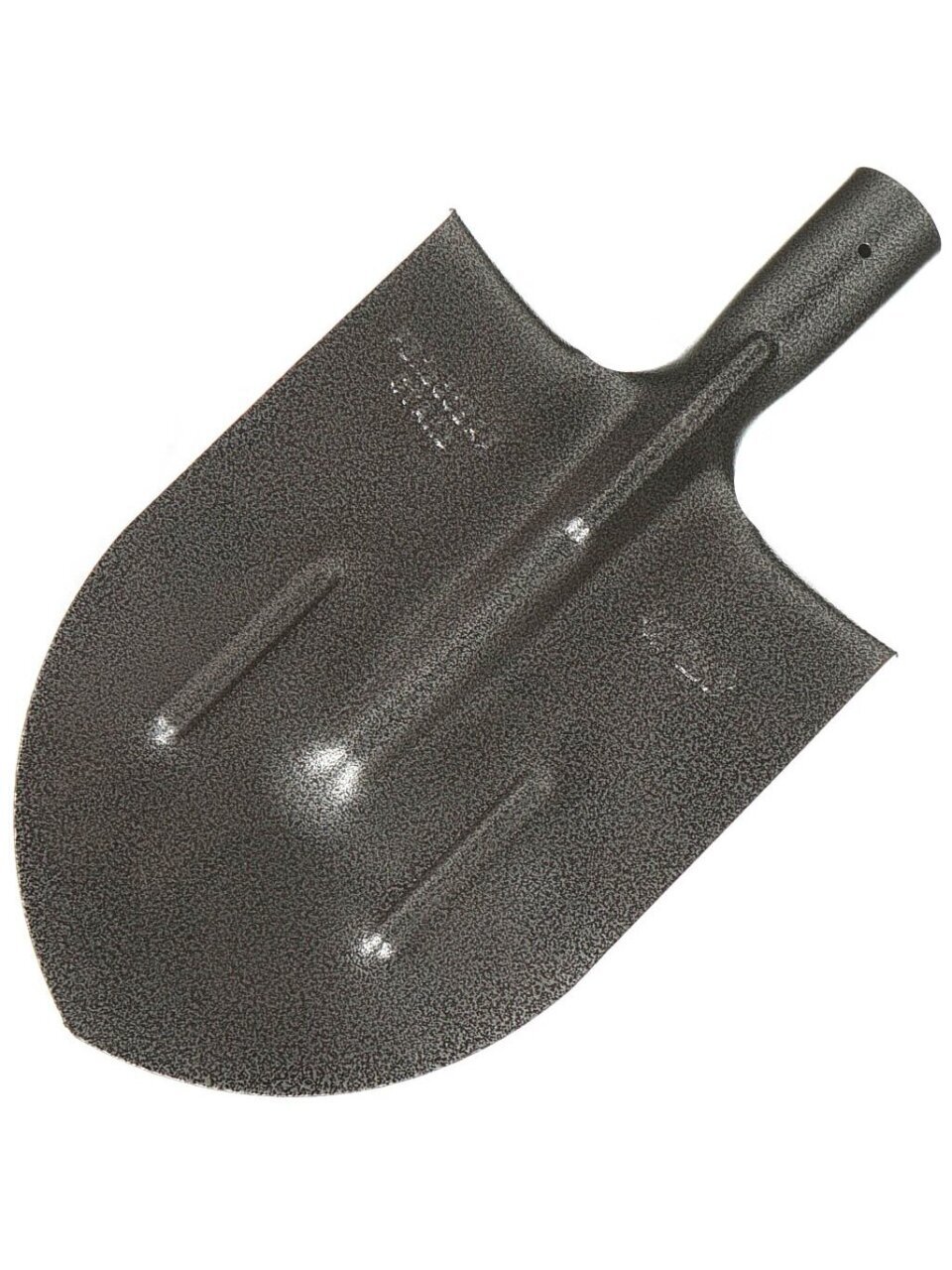 Лопата штыковая, рельсовая сталь, 1.4х200х270 мм, МЛШЗ, Мрамор, 0.66 кг, остроконечная