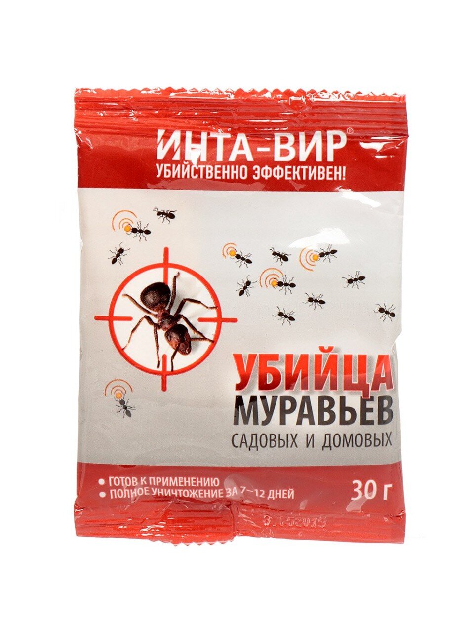 Инсектицид от муравьев, порошок, 30 г, Инта-вир