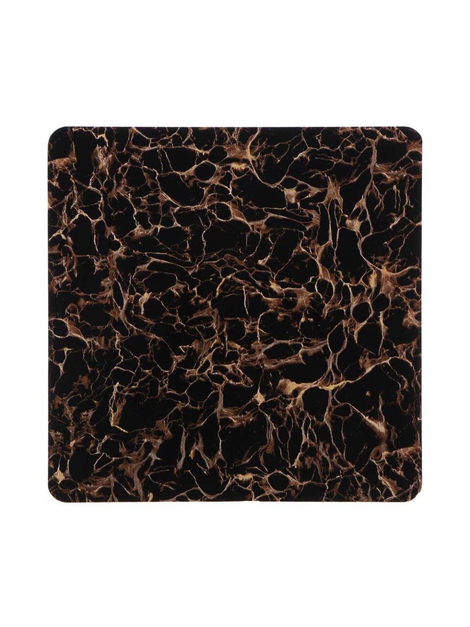 Подставка под горячее МДФ, квадратная, 19.5х19.5 см, черная, Иллюзия, 888-122