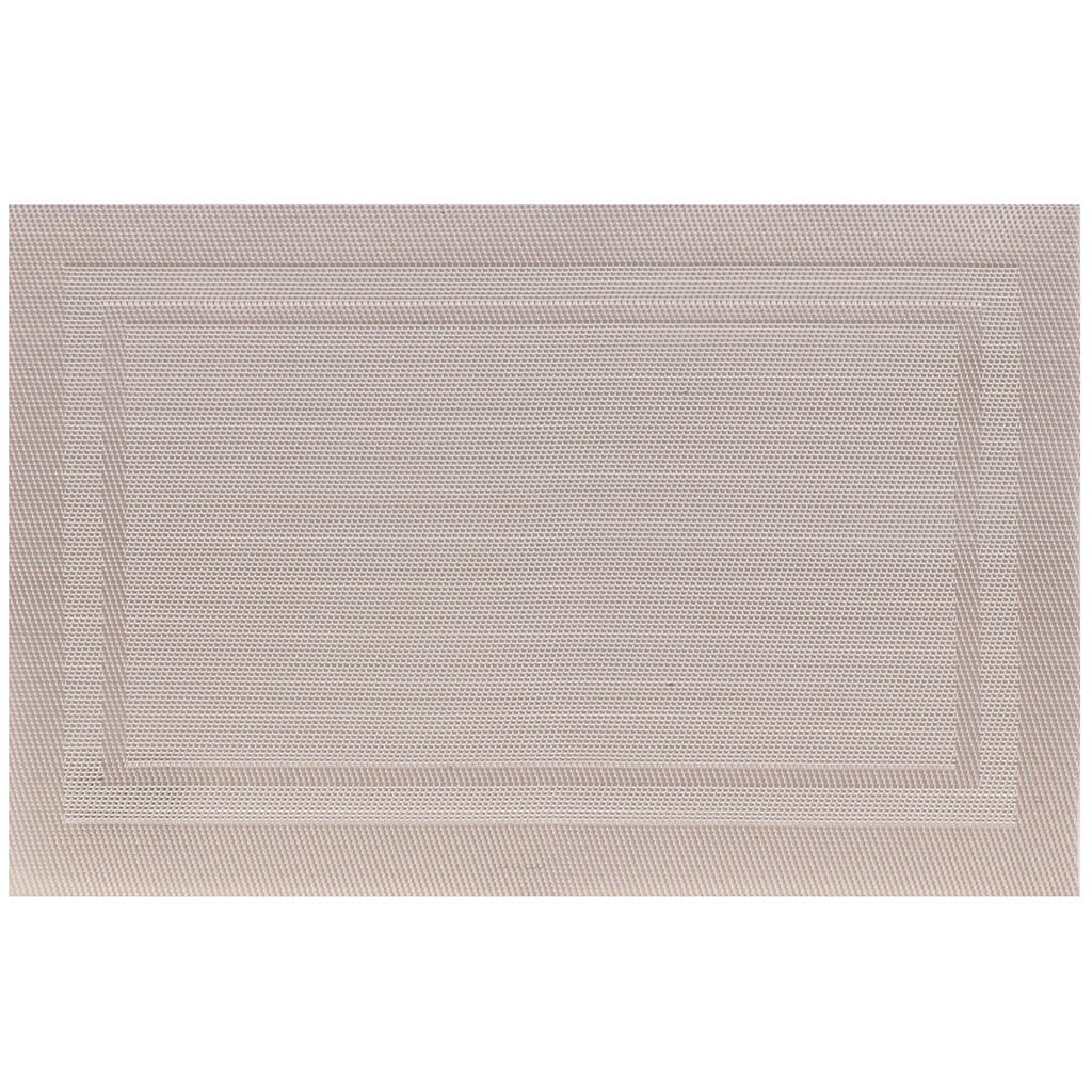 Салфетка для стола полимер, 45х30 см, прямоугольная, белая, Рамка, Y4-3320