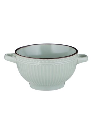 Бульонница керамика, 600 мл, с ручкой, Millimi, 824-149, в ассортименте