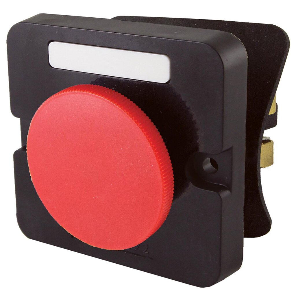 Пост кнопочный IP54, гриб, красный, TDM Electric, ПКЕ 122-1, SQ0742-0015