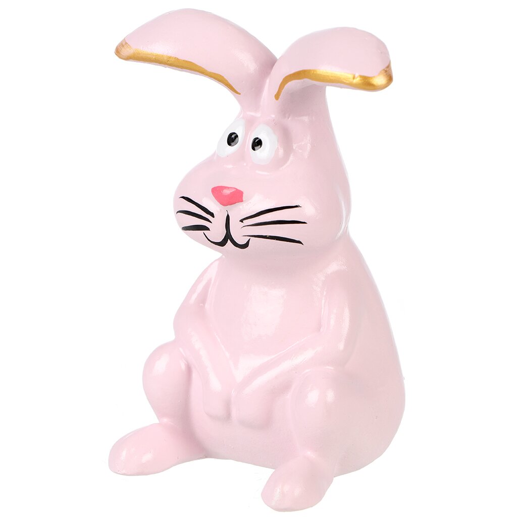 Фигурка декоративная гипс, Братец Кролик малый, 6.5х7х10 см, розовая, 28 2890 0001 ариоль могучий кролик переплет