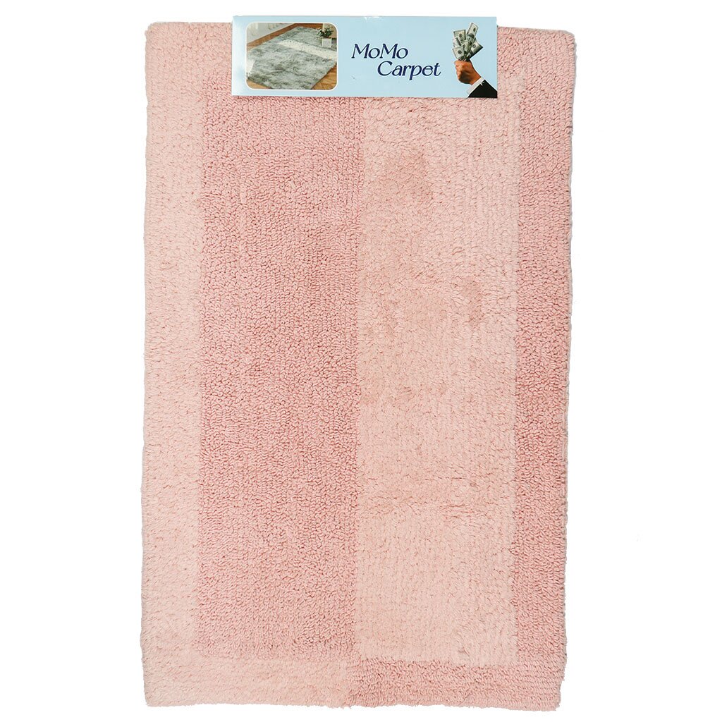 Коврик для ванной, 0.5х0.8 м, хлопок, сухая роза, A090047 коврик для ванной антискользящий 0 37х0 66 м пвх розовый волна y301